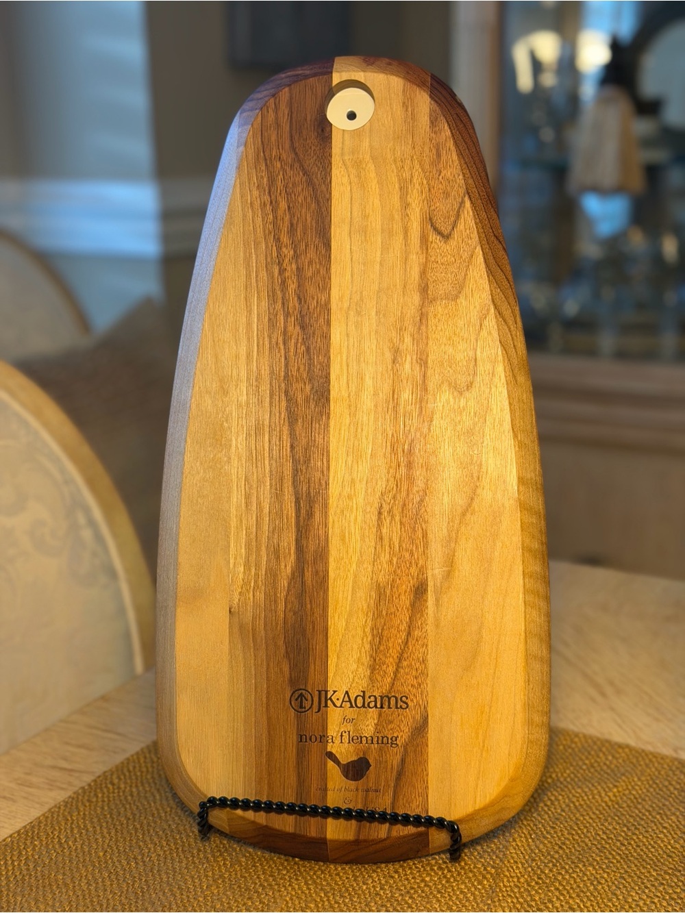 Nora Fleming JK Adams Black Walnut Tasting Board (Retired) Sailboat not Included - Picture 2 of 9
